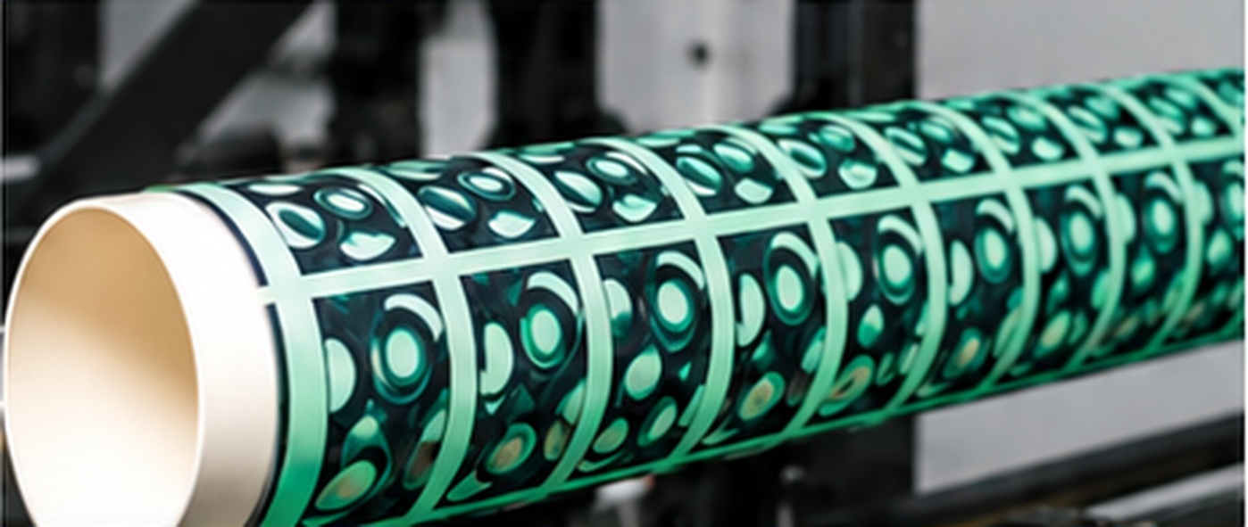 Flexographic sleeve with mounted plate